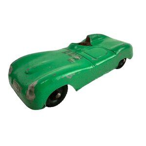 Tootsietoy Metal Toy Jaguar Model Green